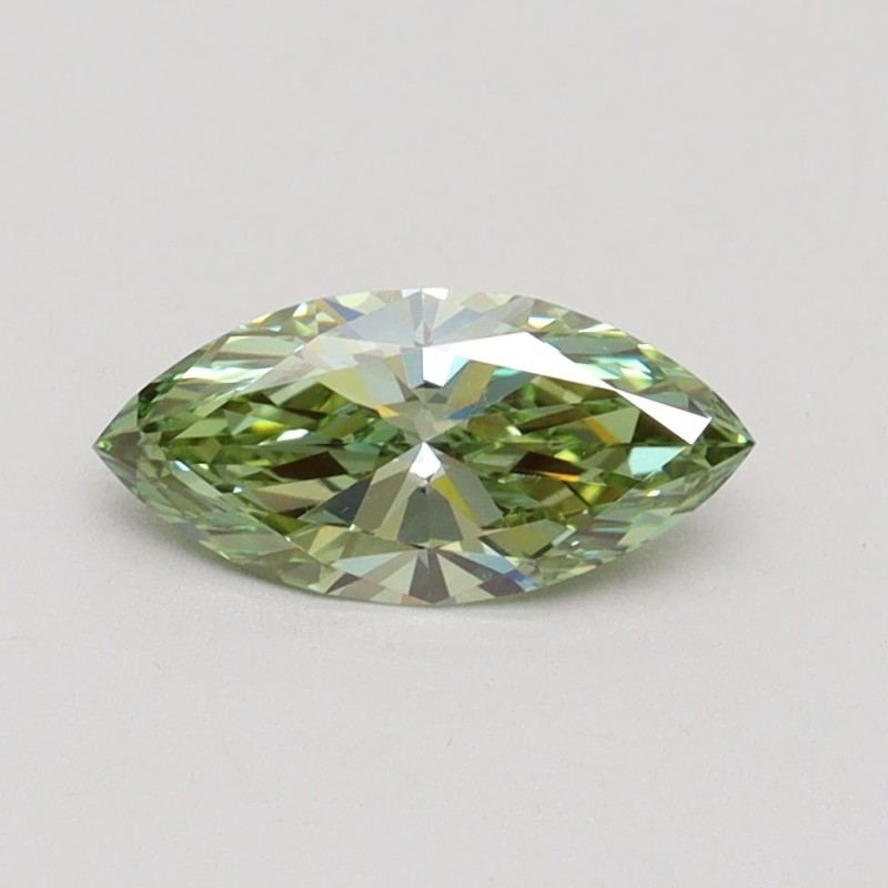 Diament laboratoryjny o barwie fantazyjnej markiza, 0.74ct, VVS2, Fancy Vivid Green, IGI LG611389041 Diament laboratoryjny o barwie fantazyjnej markiza, 0.74ct, VVS2, Fancy Vivid Green, IGI LG611389041