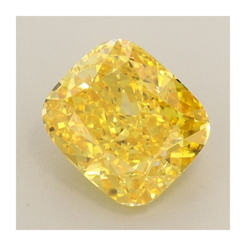 Diament laboratoryjny o barwie fantazyjnej szlif poduszkowy brylantowy, 1.26ct, VVS1, Fancy Vivid Yellow, IGI LG576354526 Diament laboratoryjny o barwie fantazyjnej szlif poduszkowy brylantowy, 1.26ct, VVS1, Fancy Vivid Yellow, IGI LG576354526