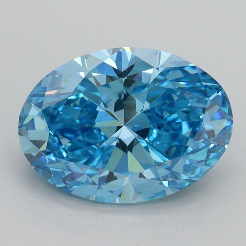 Diament laboratoryjny o barwie fantazyjnej szlif owalny, 2.5ct, VVS2, Fancy Vivid Blue, IGI LG508117439 Diament laboratoryjny o barwie fantazyjnej szlif owalny, 2.5ct, VVS2, Fancy Vivid Blue, IGI LG508117439
