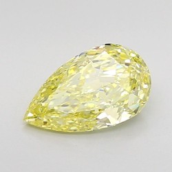 Diament laboratoryjny o barwie fantazyjnej szlif gruszkowy, 1.06ct, VVS2, Fancy Light Yellow, IGI LG734511917