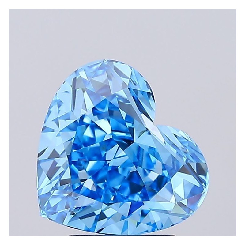 Diament laboratoryjny o barwie fantazyjnej serce, 2.72ct, VVS2, Fancy Vivid Blue, IGI LG726518812 Diament laboratoryjny o barwie fantazyjnej serce, 2.72ct, VVS2, Fancy Vivid Blue, IGI LG726518812