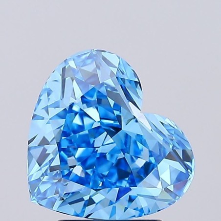 Diament laboratoryjny o barwie fantazyjnej serce, 2.72ct, VVS2, Fancy Vivid Blue, IGI LG726518812