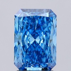 Diament laboratoryjny o barwie fantazyjnej radiant, 2.06ct, VVS2, Fancy Vivid Blue, IGI LG720590651