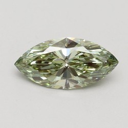 Diament laboratoryjny o barwie fantazyjnej markiza, 0.71ct, VVS2, Fancy Intense Green, IGI LG608362819