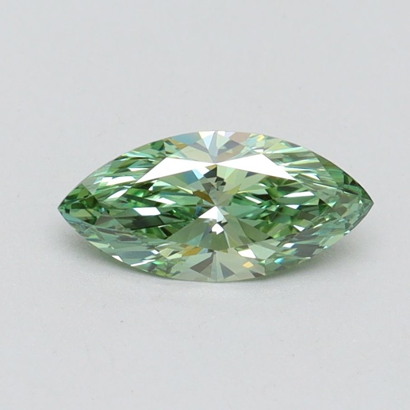 Diament laboratoryjny o barwie fantazyjnej markiza, 0.7ct, VVS2, Fancy Vivid Green, IGI LG610335275 Diament laboratoryjny o barwie fantazyjnej markiza, 0.7ct, VVS2, Fancy Vivid Green, IGI LG610335275