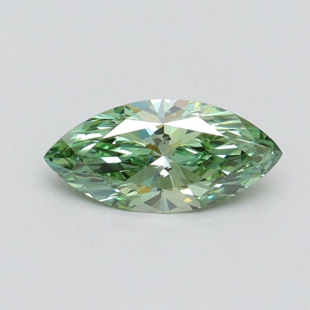 Diament laboratoryjny o barwie fantazyjnej markiza, 0.7ct, VVS2, Fancy Vivid Green, IGI LG610335275