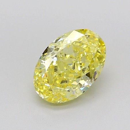 Diament laboratoryjny o barwie fantazyjnej szlif owalny, 2.06ct, VVS2, Fancy Intense Yellow, IGI LG726540966