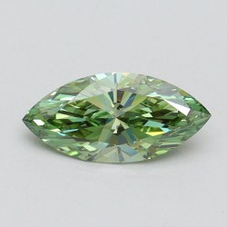 Diament laboratoryjny o barwie fantazyjnej markiza, 0.68ct, VVS2, Fancy Vivid Green, IGI LG610348719