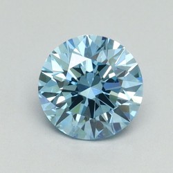 Diament laboratoryjny o barwie fantazyjnej szlif okrągły, 0.7ct, VVS2, Fancy Vivid Blue, IGI LG646454013