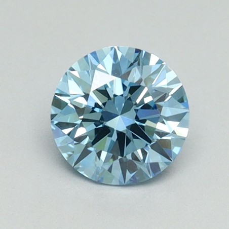 Diament laboratoryjny o barwie fantazyjnej szlif okrągły, 0.7ct, VVS2, Fancy Vivid Blue, IGI LG646454013
