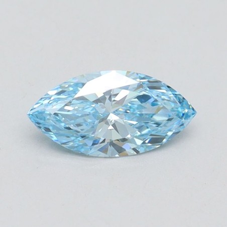 Diament laboratoryjny o barwie fantazyjnej markiza, 0.51ct, VVS2, Fancy Vivid Blue, IGI LG610349714