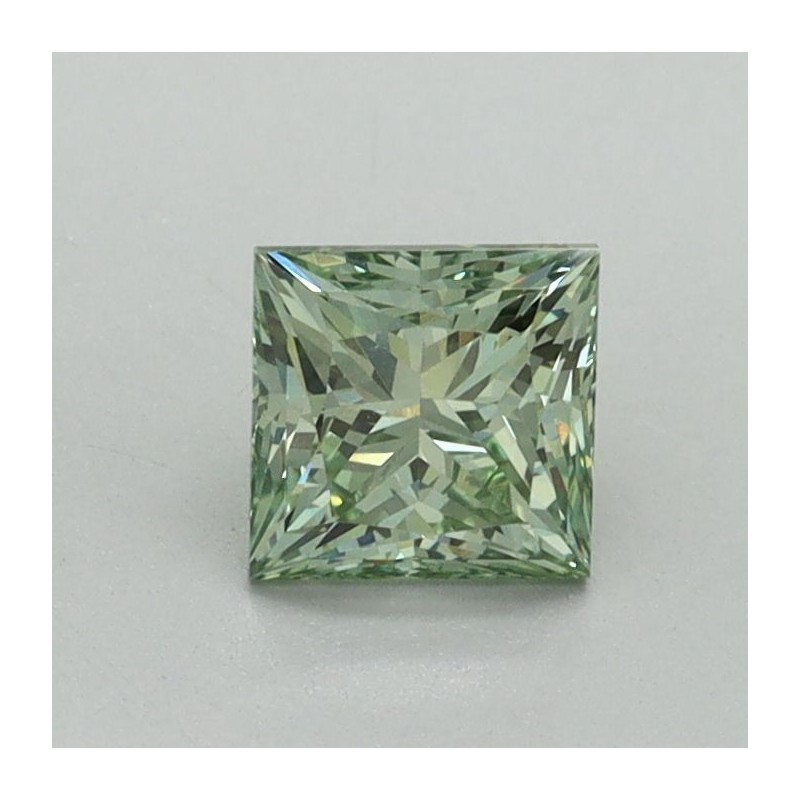 Diament laboratoryjny o barwie fantazyjnej szlif princess, 0.67ct, VVS2, Fancy Vivid Green, IGI LG696513015 Diament laboratoryjny o barwie fantazyjnej szlif princess, 0.67ct, VVS2, Fancy Vivid Green, IGI LG696513015