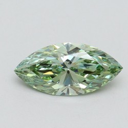 Diament laboratoryjny o barwie fantazyjnej markiza, 0.7ct, VVS2, Fancy Vivid Green, IGI LG611355239