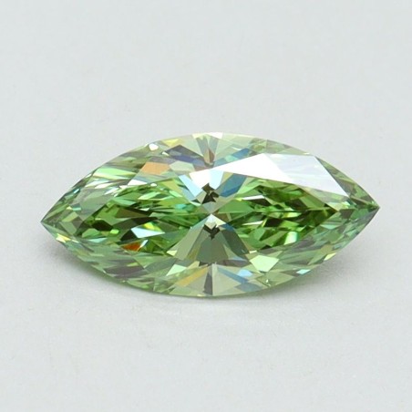 Diament laboratoryjny o barwie fantazyjnej markiza, 0.59ct, VVS2, Fancy Vivid Green, IGI LG611366505
