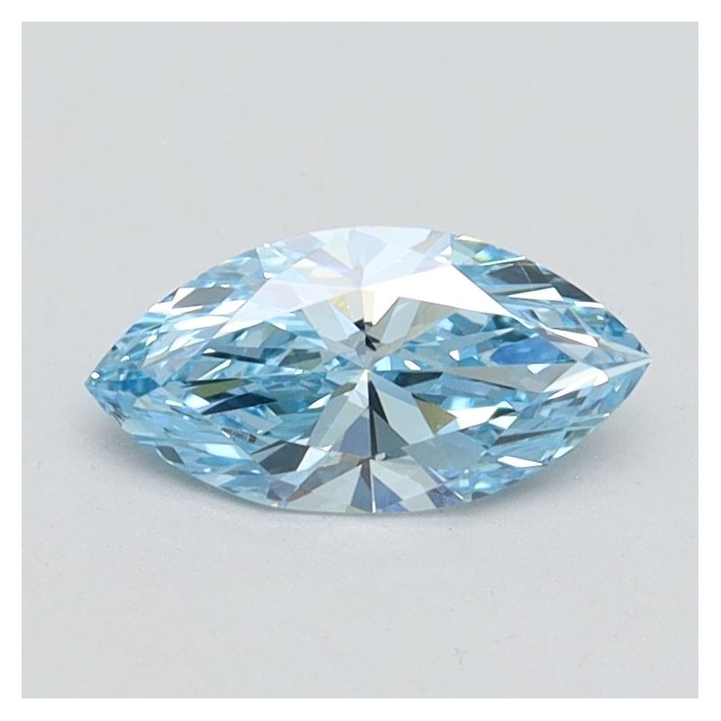 Diament laboratoryjny o barwie fantazyjnej markiza, 0.56ct, VVS2, Fancy Intense Blue, IGI LG607348643