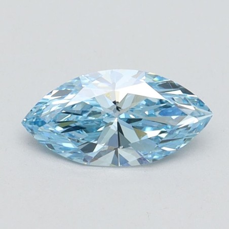 Diament laboratoryjny o barwie fantazyjnej markiza, 0.56ct, VVS2, Fancy Intense Blue, IGI LG607348643