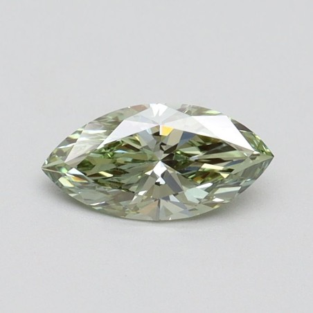Diament laboratoryjny o barwie fantazyjnej markiza, 0.56ct, VVS2, Fancy Intense Green, IGI LG610345312