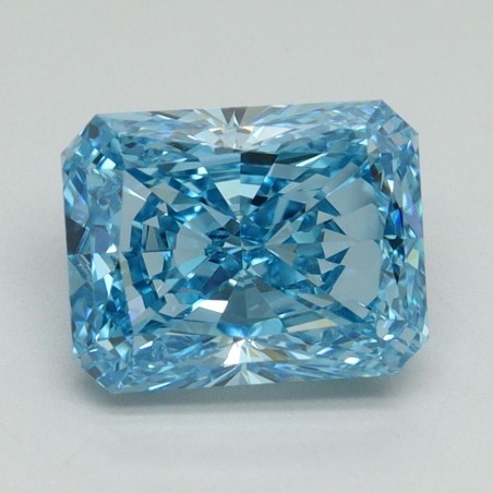 Diament laboratoryjny o barwie fantazyjnej radiant, 2.55ct, VVS2, Fancy Vivid Blue, IGI LG506195228