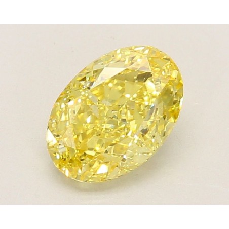 Diament laboratoryjny o barwie fantazyjnej szlif owalny, 1.51ct, VVS2, Fancy Vivid Yellow, IGI LG739555345