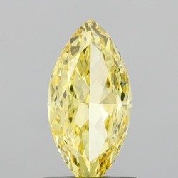 Diament laboratoryjny o barwie fantazyjnej markiza, 1ct, VVS2, Fancy Vivid Yellow, IGI LG712580931