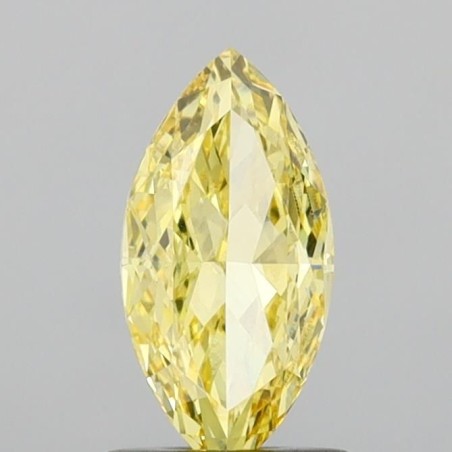 Diament laboratoryjny o barwie fantazyjnej markiza, 1ct, VVS2, Fancy Vivid Yellow, IGI LG712580931
