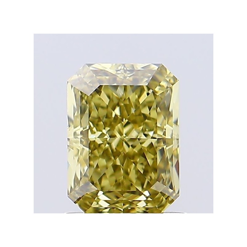 Diament laboratoryjny o barwie fantazyjnej radiant, 1.17ct, VVS2, Fancy Gray Yellow, IGI LG720559675