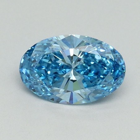 Diament laboratoryjny o barwie fantazyjnej szlif owalny, 0.59ct, VVS2, Fancy Vivid Blue, IGI LG646454027