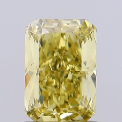 Diament laboratoryjny o barwie fantazyjnej radiant, 1ct, VVS2, Fancy Yellow, IGI LG720559677