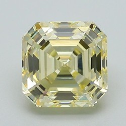 Diament laboratoryjny o barwie fantazyjnej szlif szmaragdowy kwadratowy, 1.54ct, VVS2, Fancy Yellow, IGI LG654432526
