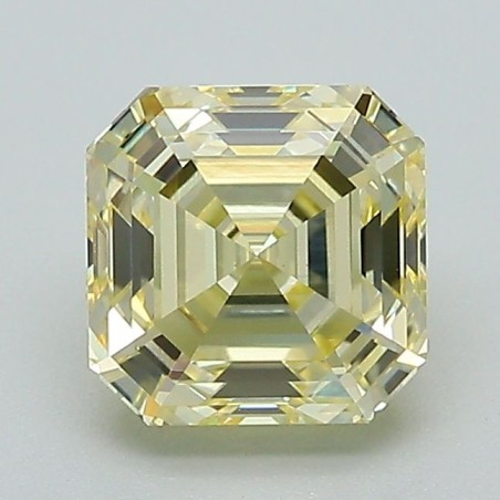 Diament laboratoryjny o barwie fantazyjnej szlif szmaragdowy kwadratowy, 1.54ct, VVS2, Fancy Yellow, IGI LG654432526