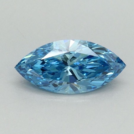 Diament laboratoryjny o barwie fantazyjnej markiza, 0.6ct, VVS2, Fancy Vivid Blue, IGI LG700551482