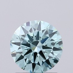 Diament laboratoryjny o barwie fantazyjnej szlif okrągły, 1.04ct, VVS1, Fancy Intense Green, IGI LG685563637