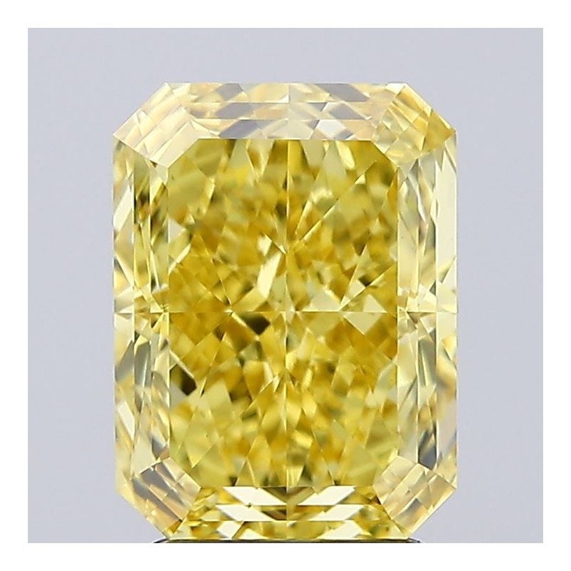 Diament laboratoryjny o barwie fantazyjnej radiant, 2.7ct, VVS2, Fancy Vivid Yellow, IGI LG723573615