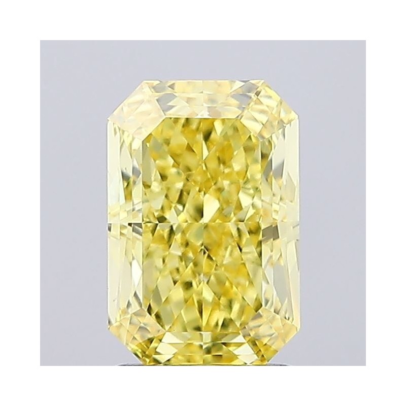 Diament laboratoryjny o barwie fantazyjnej radiant, 2.21ct, VVS2, Fancy Intense Yellow, IGI LG724544287