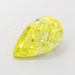 Diament laboratoryjny o barwie fantazyjnej szlif gruszkowy, 3ct, VVS2, Fancy Intense Yellow, IGI LG700517220