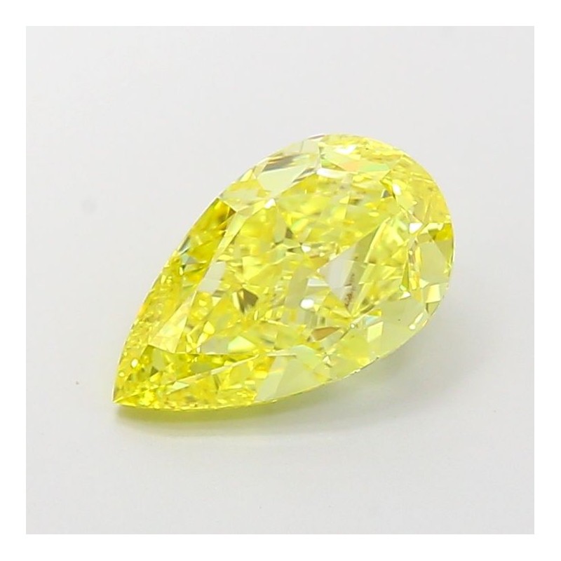 Diament laboratoryjny o barwie fantazyjnej szlif gruszkowy, 3ct, VVS2, Fancy Intense Yellow, IGI LG700517220