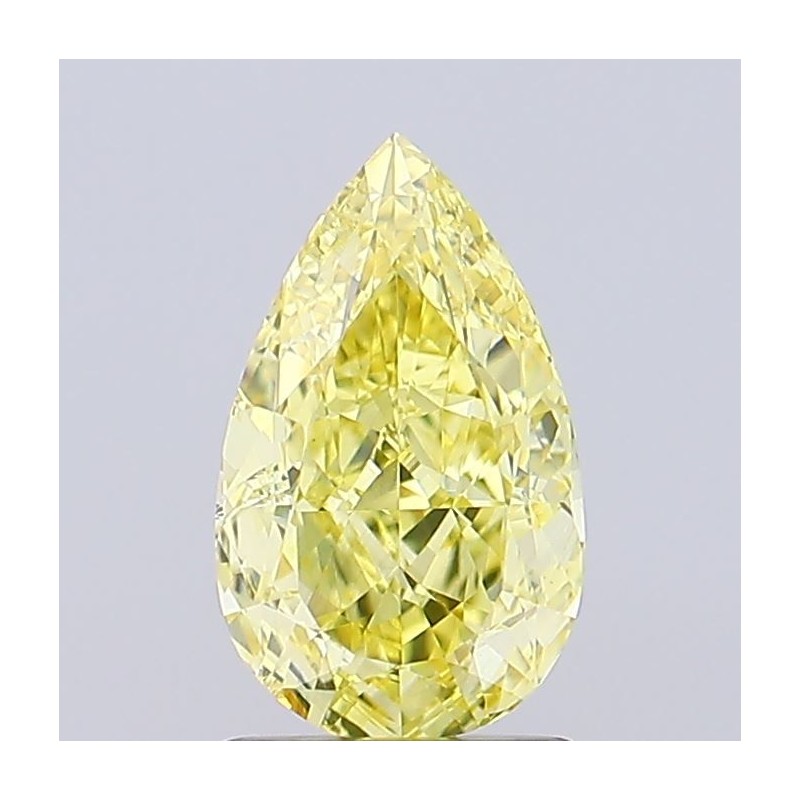 Diament laboratoryjny o barwie fantazyjnej szlif gruszkowy, 1.62ct, VVS2, Fancy Intense Yellow, IGI LG723550807