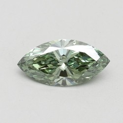 Diament laboratoryjny o barwie fantazyjnej markiza, 0.55ct, VVS2, Fancy Vivid Green, IGI LG615345771