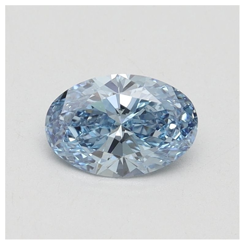 Diament laboratoryjny o barwie fantazyjnej szlif owalny, 0.53ct, VVS2, Fancy Vivid Blue, IGI LG616425080 Diament laboratoryjny o barwie fantazyjnej szlif owalny, 0.53ct, VVS2, Fancy Vivid Blue, IGI LG616425080