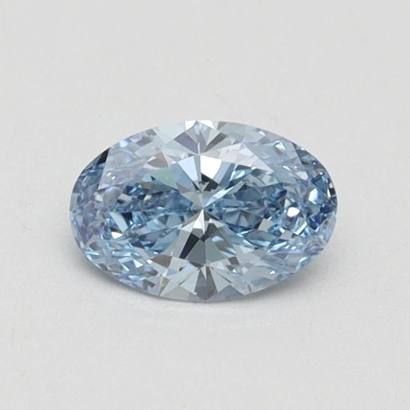Diament laboratoryjny o barwie fantazyjnej szlif owalny, 0.53ct, VVS2, Fancy Vivid Blue, IGI LG616425080