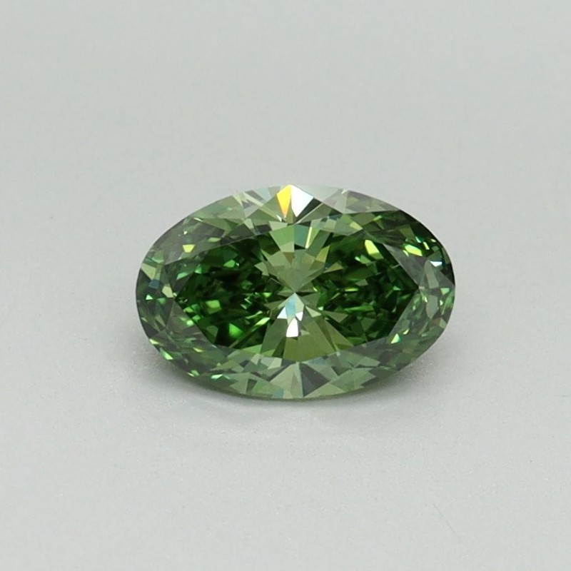 Diament laboratoryjny o barwie fantazyjnej szlif owalny, 0.57ct, VVS2, Fancy Vivid Green, IGI LG702593098 Diament laboratoryjny o barwie fantazyjnej szlif owalny, 0.57ct, VVS2, Fancy Vivid Green, IGI LG702593098