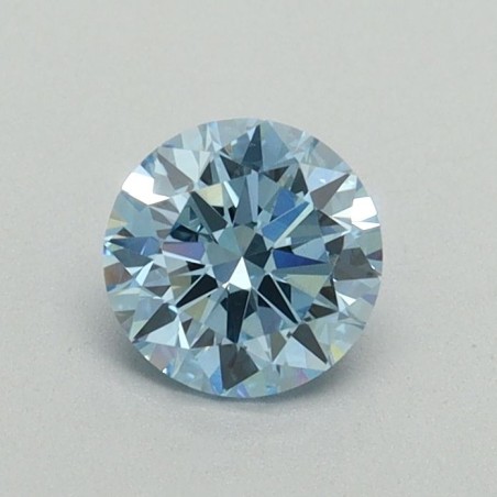 Diament laboratoryjny o barwie fantazyjnej szlif okrągły, 0.54ct, VVS2, Fancy Vivid Blue, IGI LG653425956