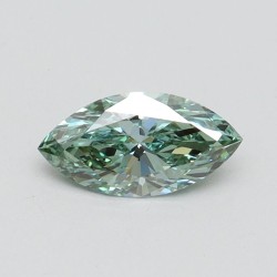 Diament laboratoryjny o barwie fantazyjnej markiza, 0.53ct, VVS2, Fancy Intense Green, IGI LG608362822