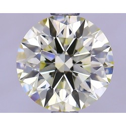 Diament laboratoryjny o barwie fantazyjnej szlif okrągły, 1.32ct, VVS2, Fancy Light Yellow, IGI LG627400128