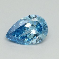 Diament laboratoryjny o barwie fantazyjnej szlif gruszkowy, 0.53ct, VVS2, Fancy Vivid Blue, IGI LG646454664