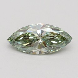Diament laboratoryjny o barwie fantazyjnej markiza, 0.53ct, VVS2, Fancy Intense Green, IGI LG610348717