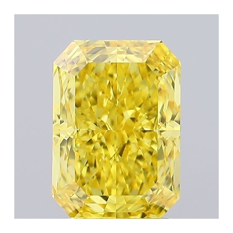 Diament laboratoryjny o barwie fantazyjnej radiant, 2.06ct, VVS2, Fancy Vivid Yellow, IGI LG727511677