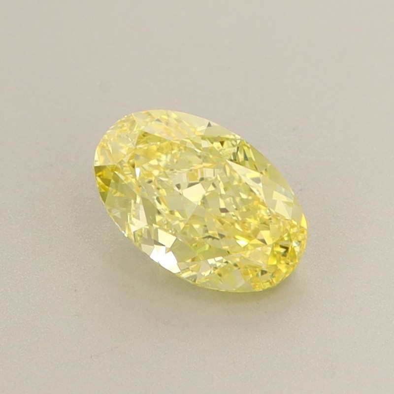 Diament laboratoryjny o barwie fantazyjnej szlif owalny, 1.04ct, VVS2, Fancy Vivid Yellow, IGI LG635452428