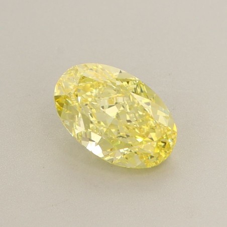 Diament laboratoryjny o barwie fantazyjnej szlif owalny, 1.04ct, VVS2, Fancy Vivid Yellow, IGI LG635452428