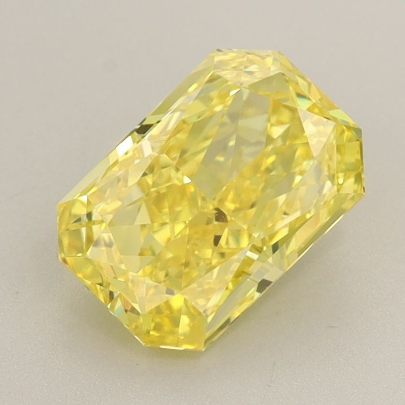 Diament laboratoryjny o barwie fantazyjnej radiant, 2.04ct, VVS2, Fancy Vivid Yellow, IGI LG633445772